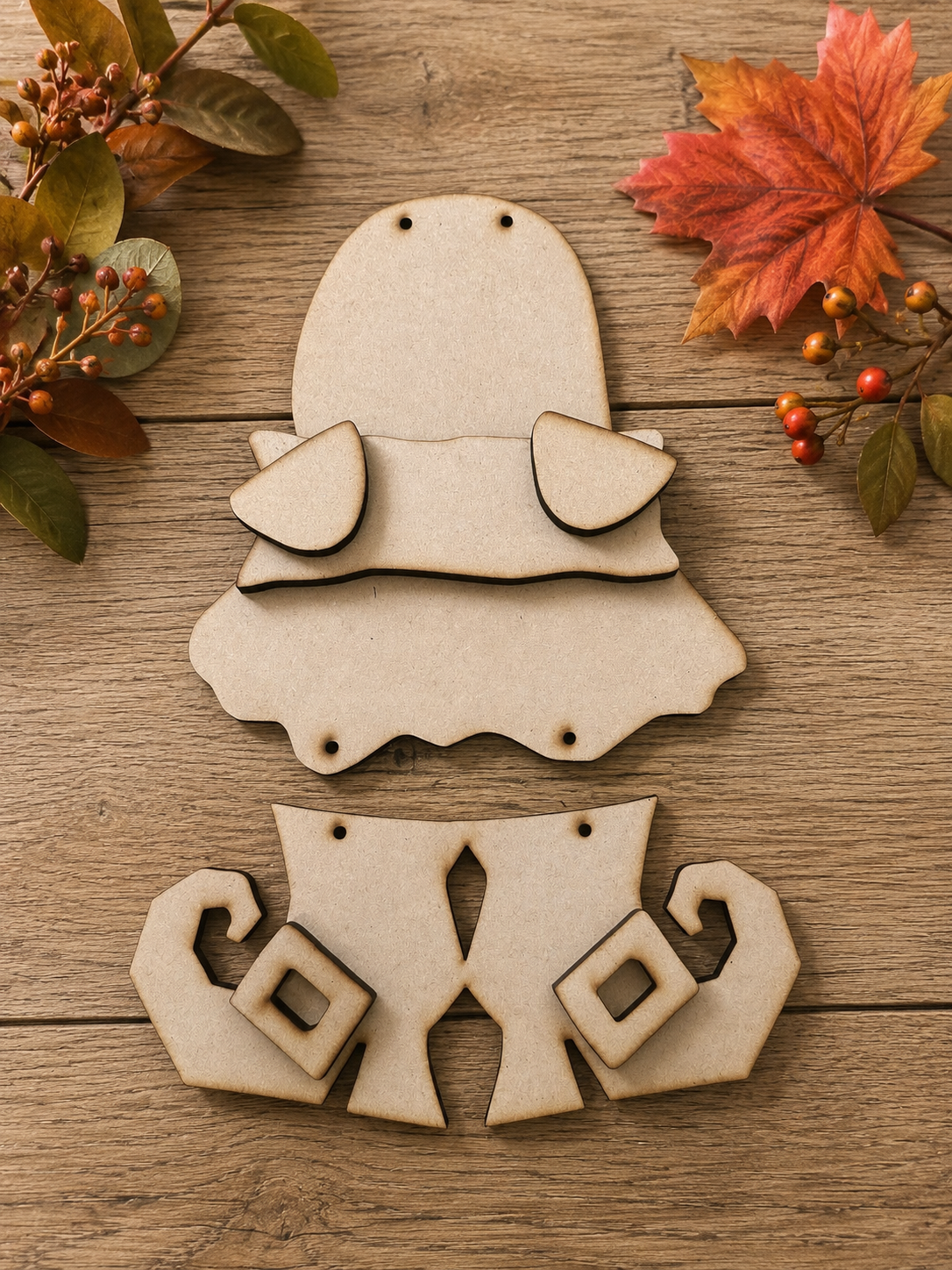 Hanging ghost with witch boots