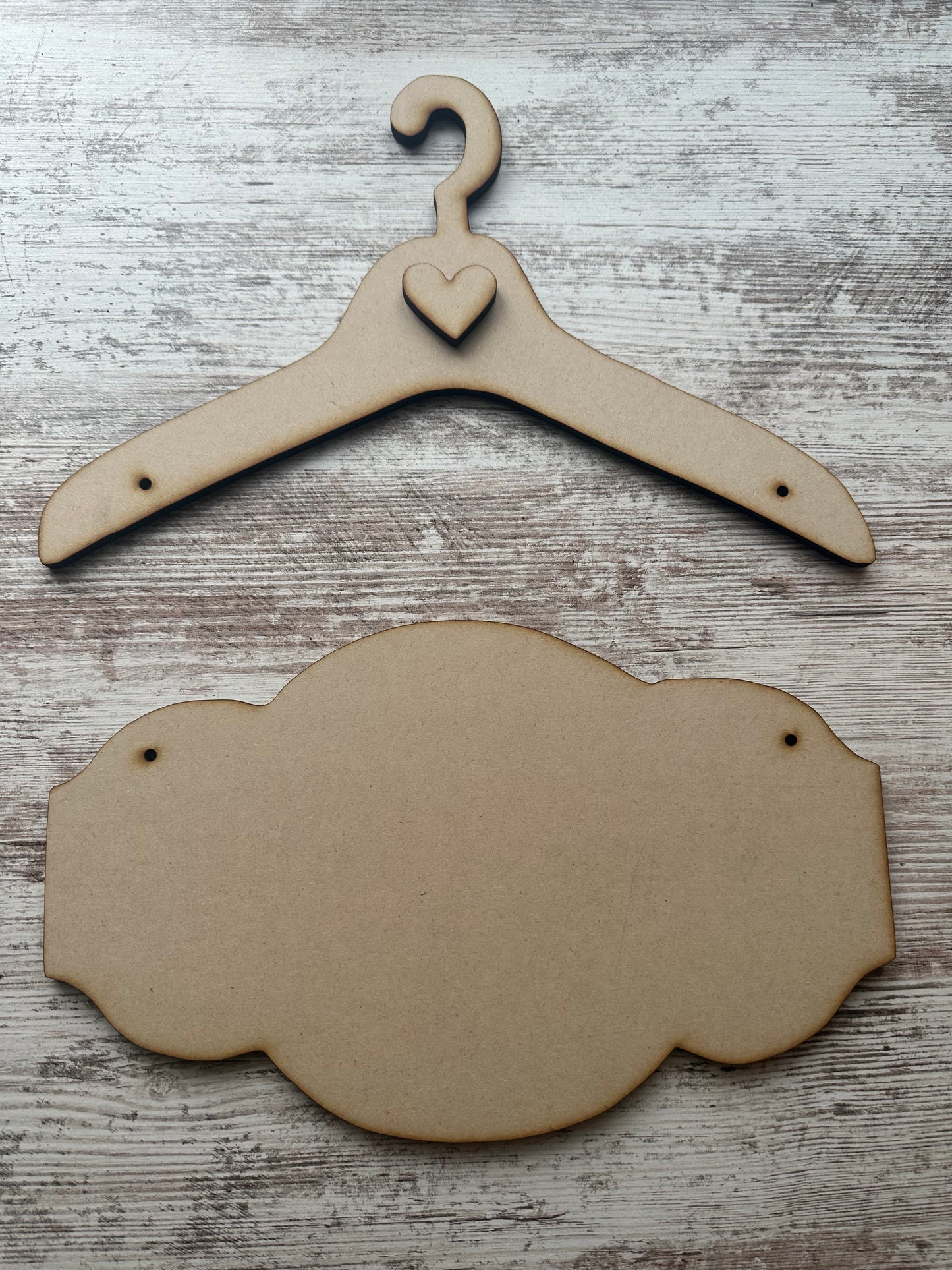 Decorative Laundry Hanger style "B"