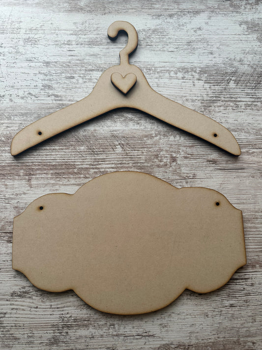 Decorative Laundry Hanger style "B"