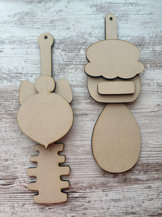 Country Kitchen spoon set honey bee