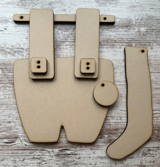 Santa's Pants (with bonus stocking)