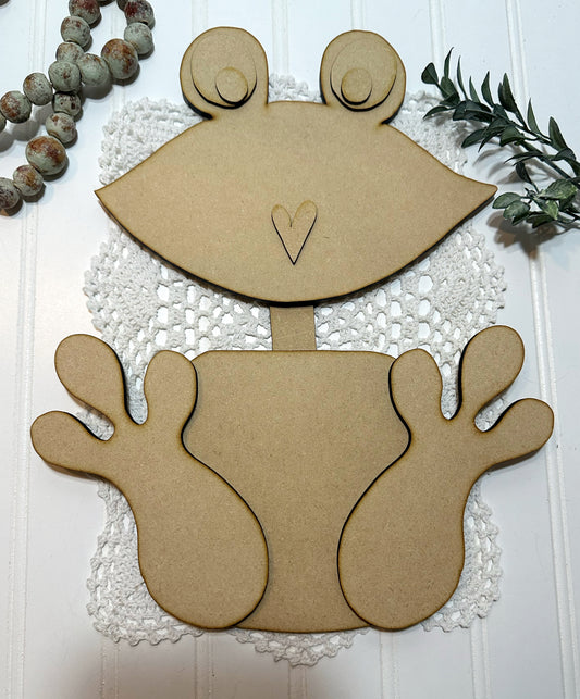 Frog Ribbit Key Wood Kits – Booxie & Button Designs