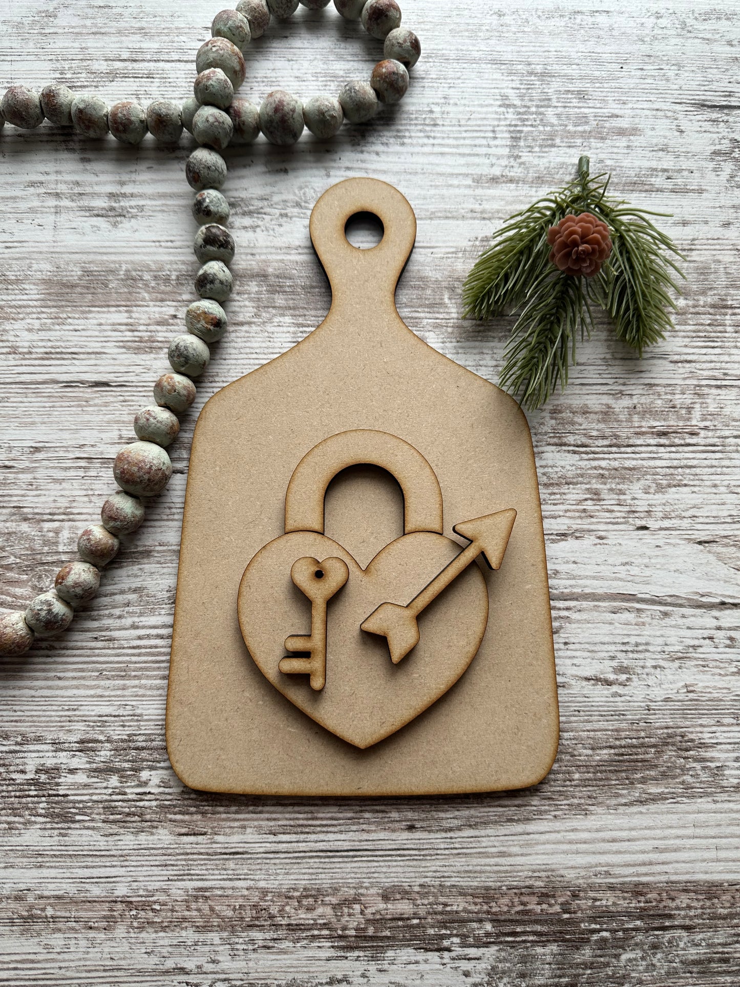 Cutting board with locket