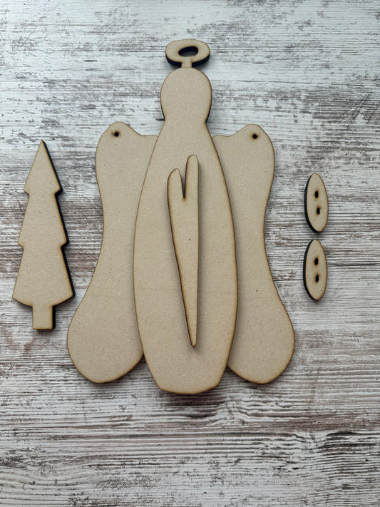 Hanging holiday angel
