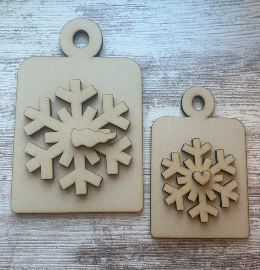 Snowflake Snowman board set