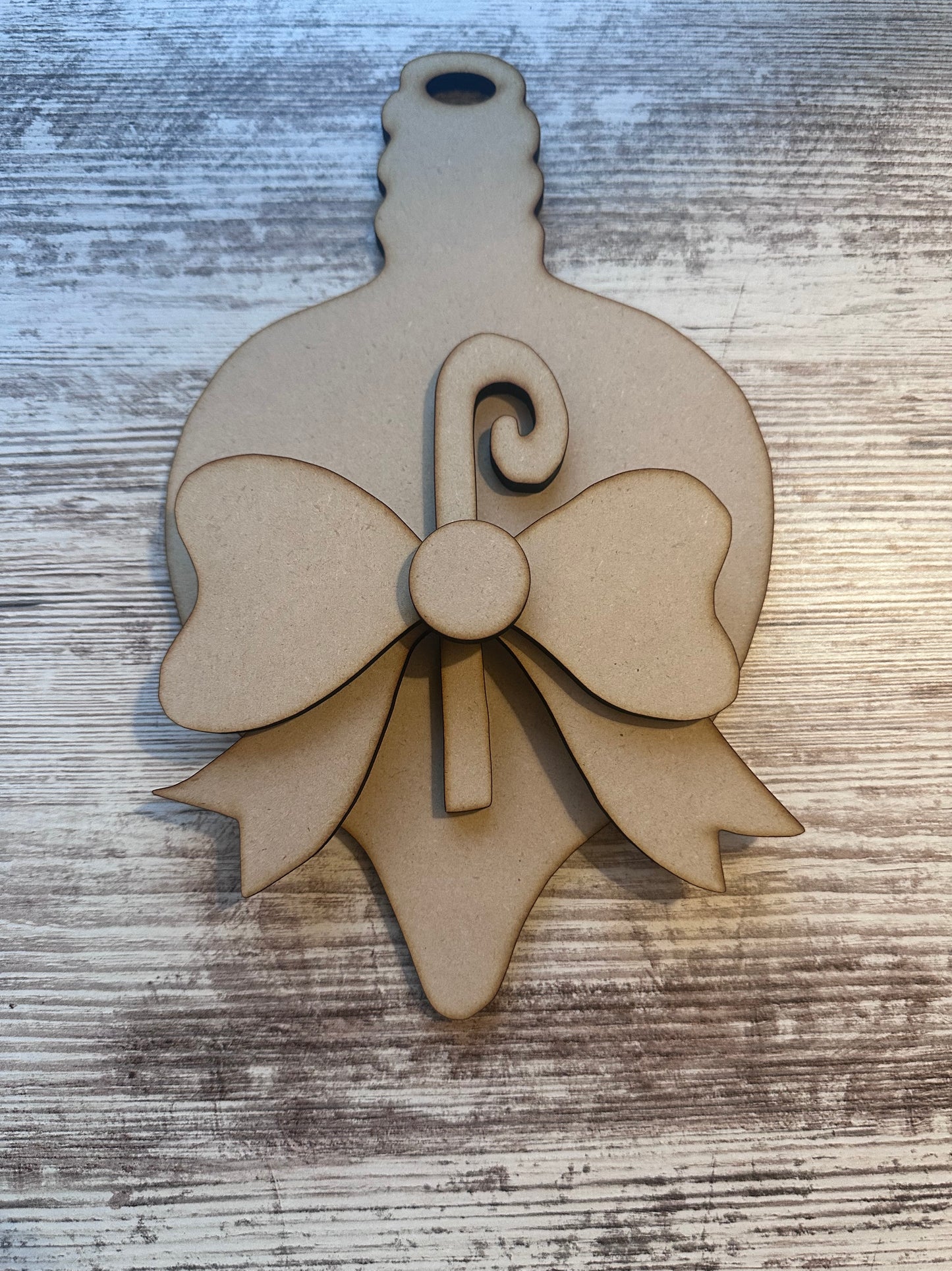 Hanging ornament with bow