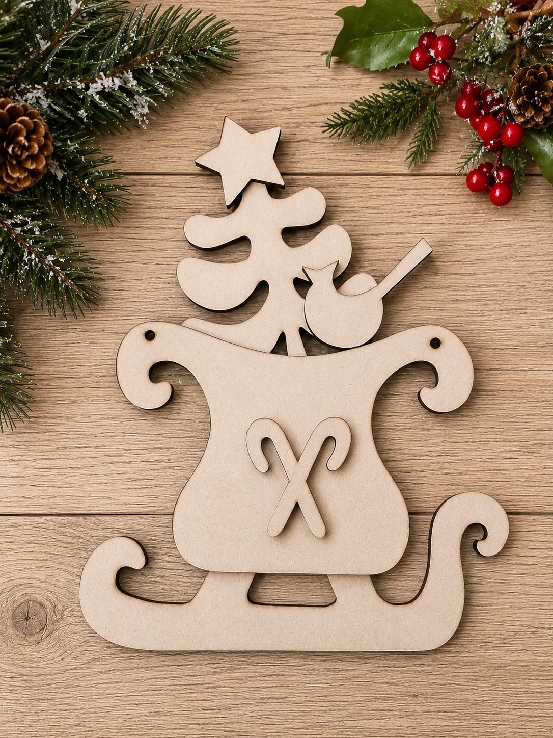 Large sleigh hanger