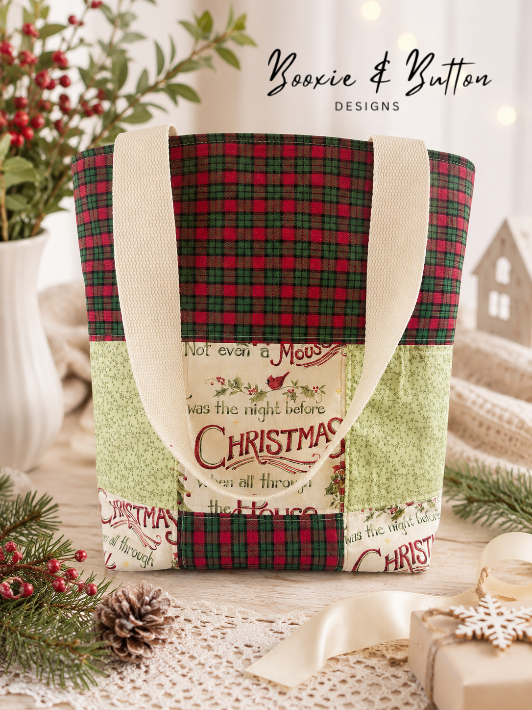 Christmas Charm tote
