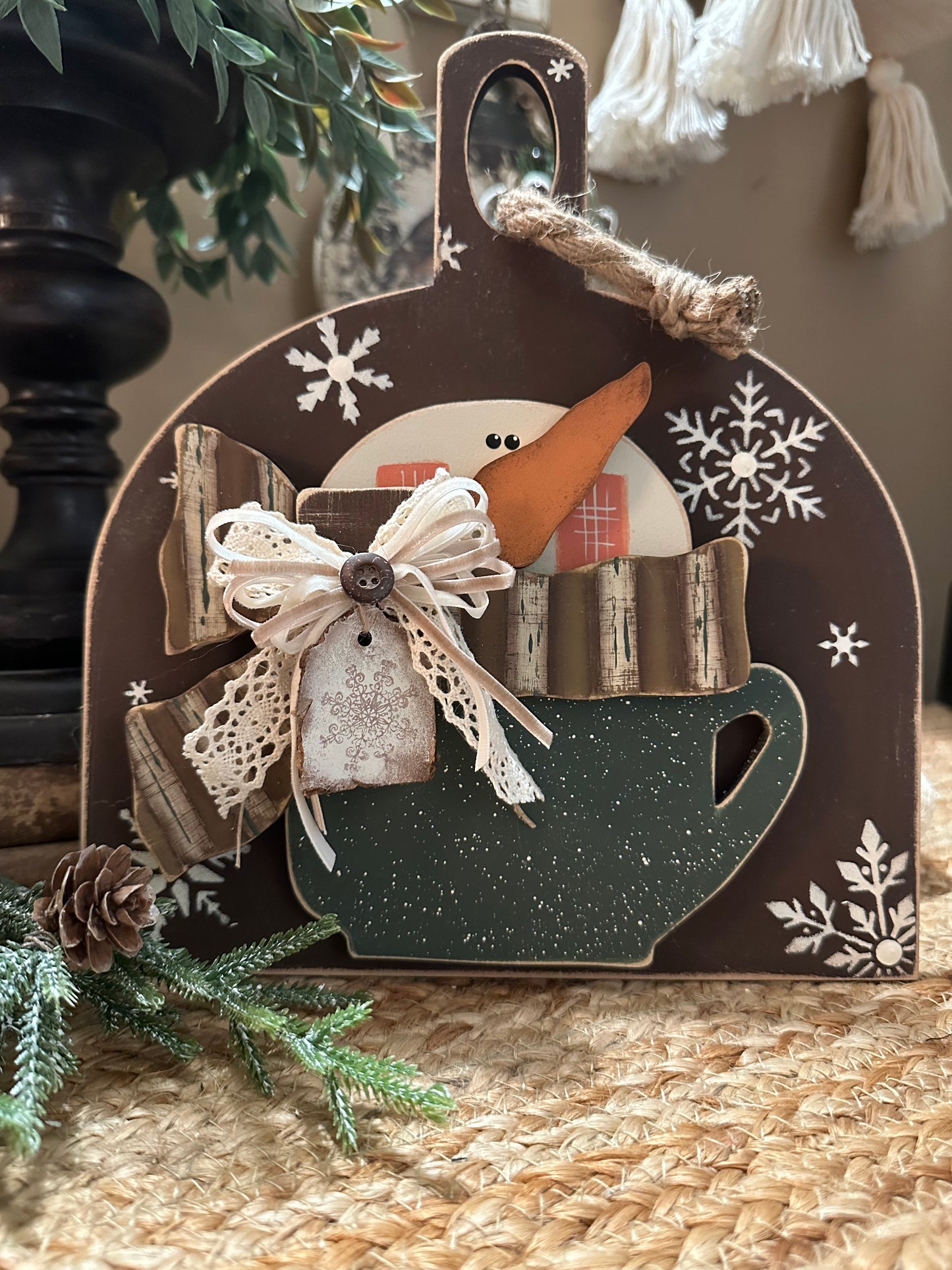 Snowman in a mug kit