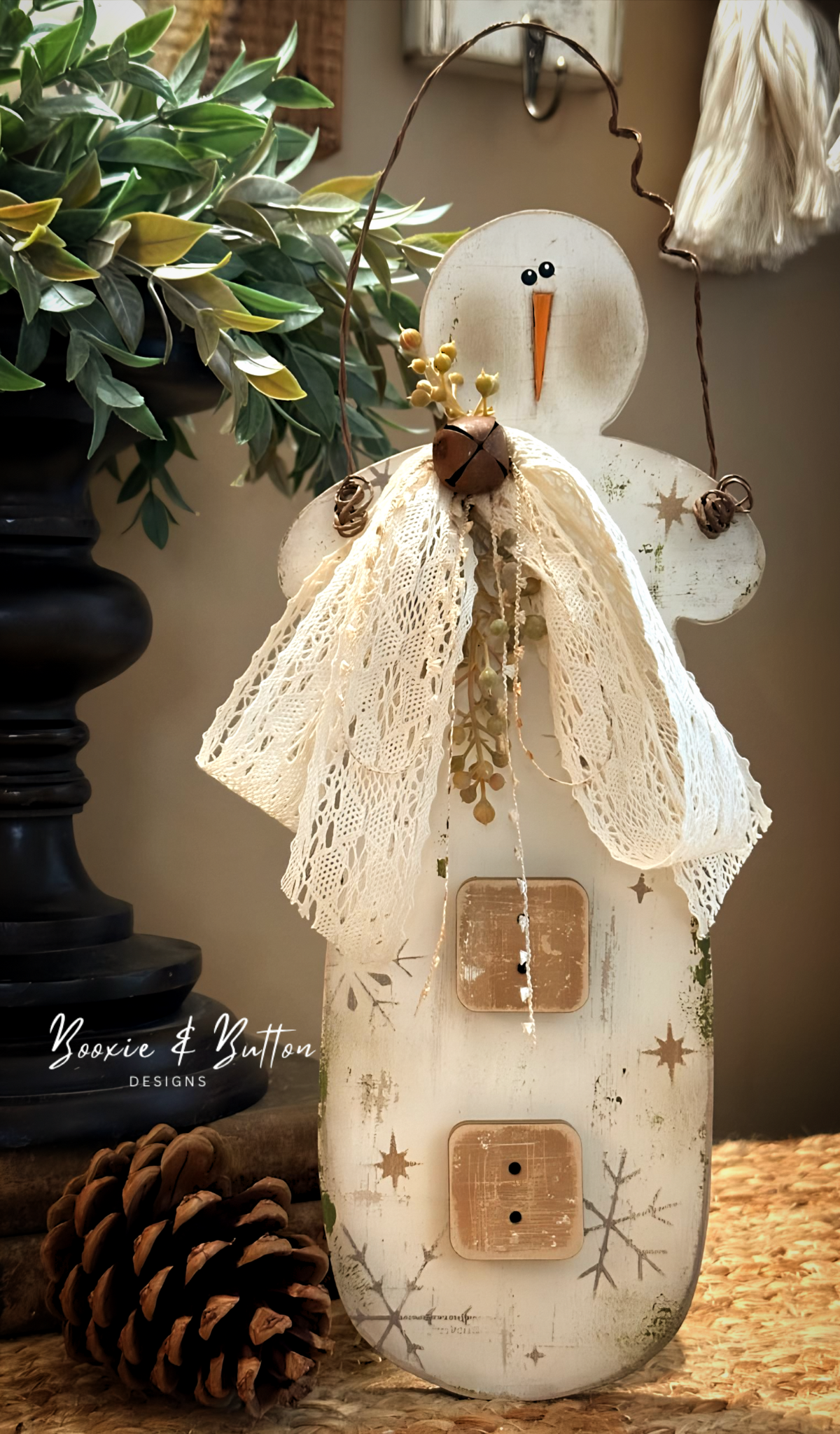 Hanging Gingerbread/snowman set