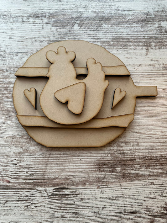 Breadboard with farm friend