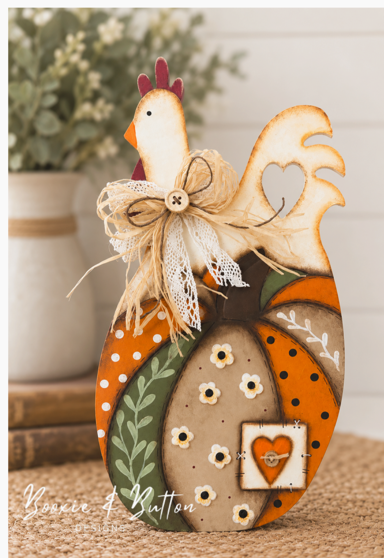 Chicken with heart set