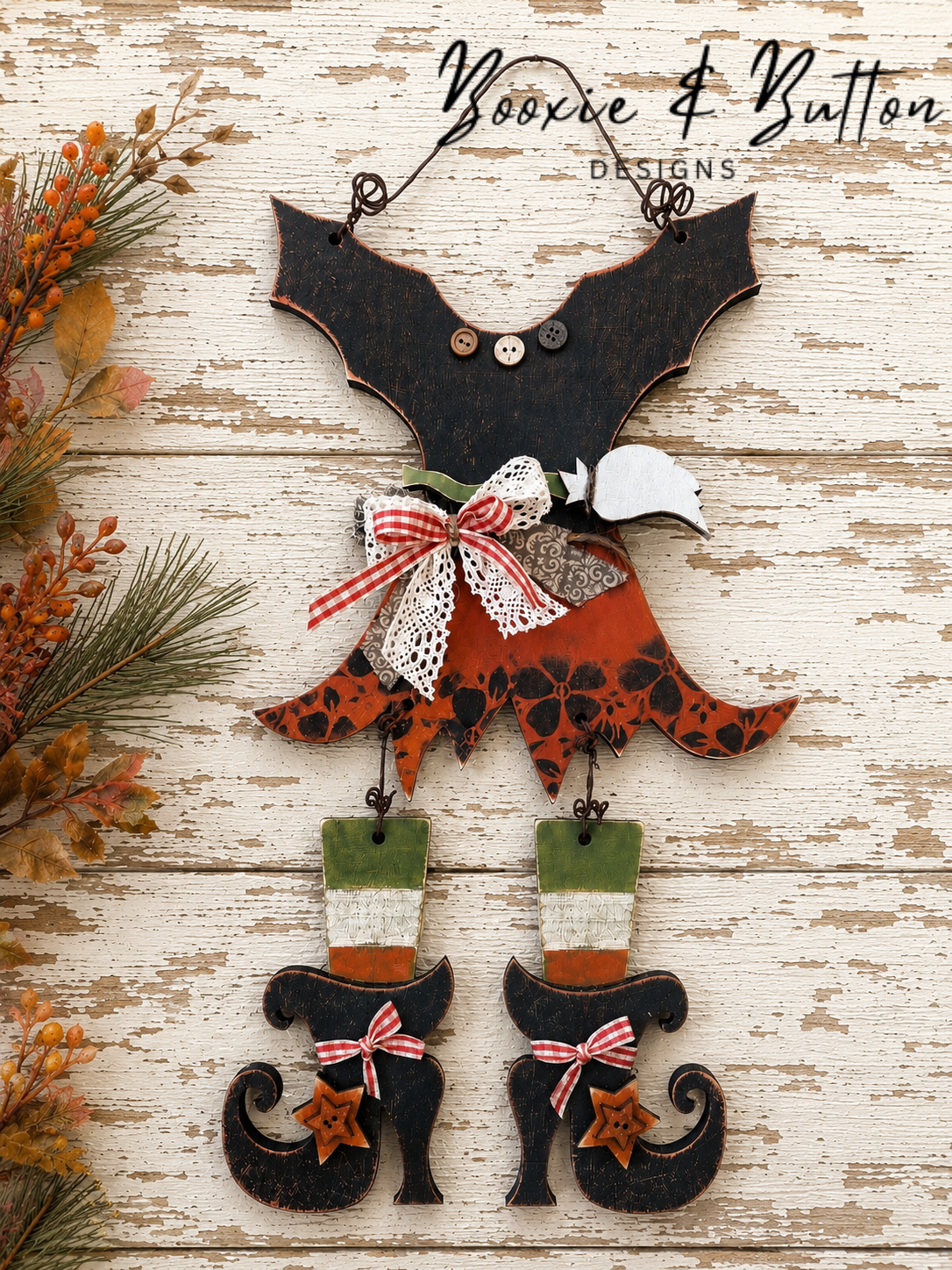 Hanging witch bat dress