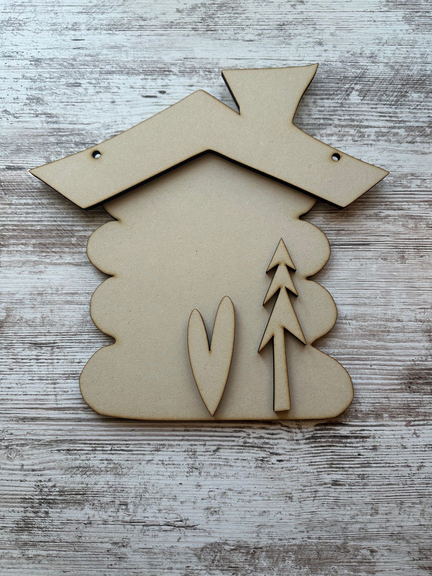 Whimsical Cabin Hanger