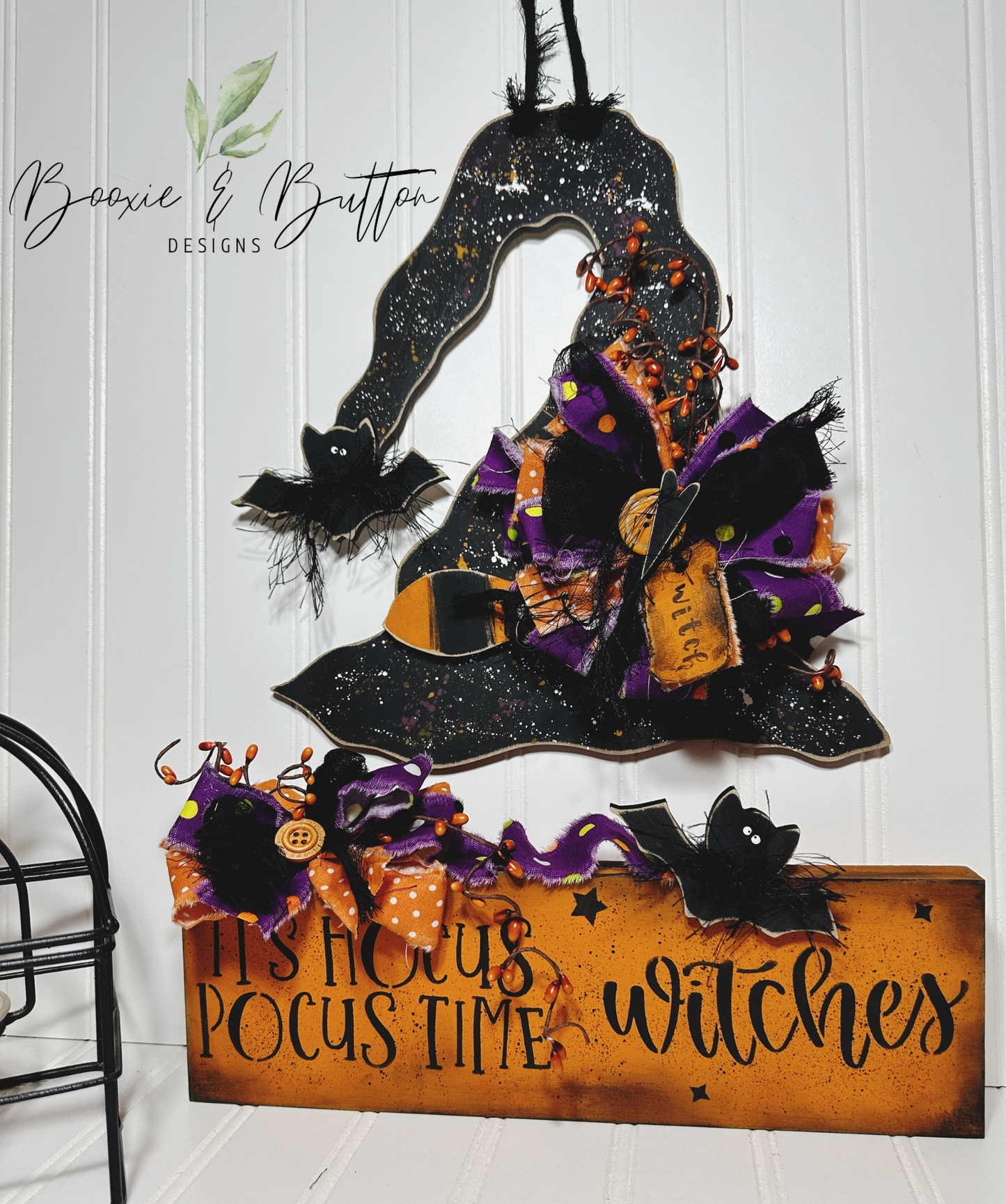 Witch hat with shelf sitter kit