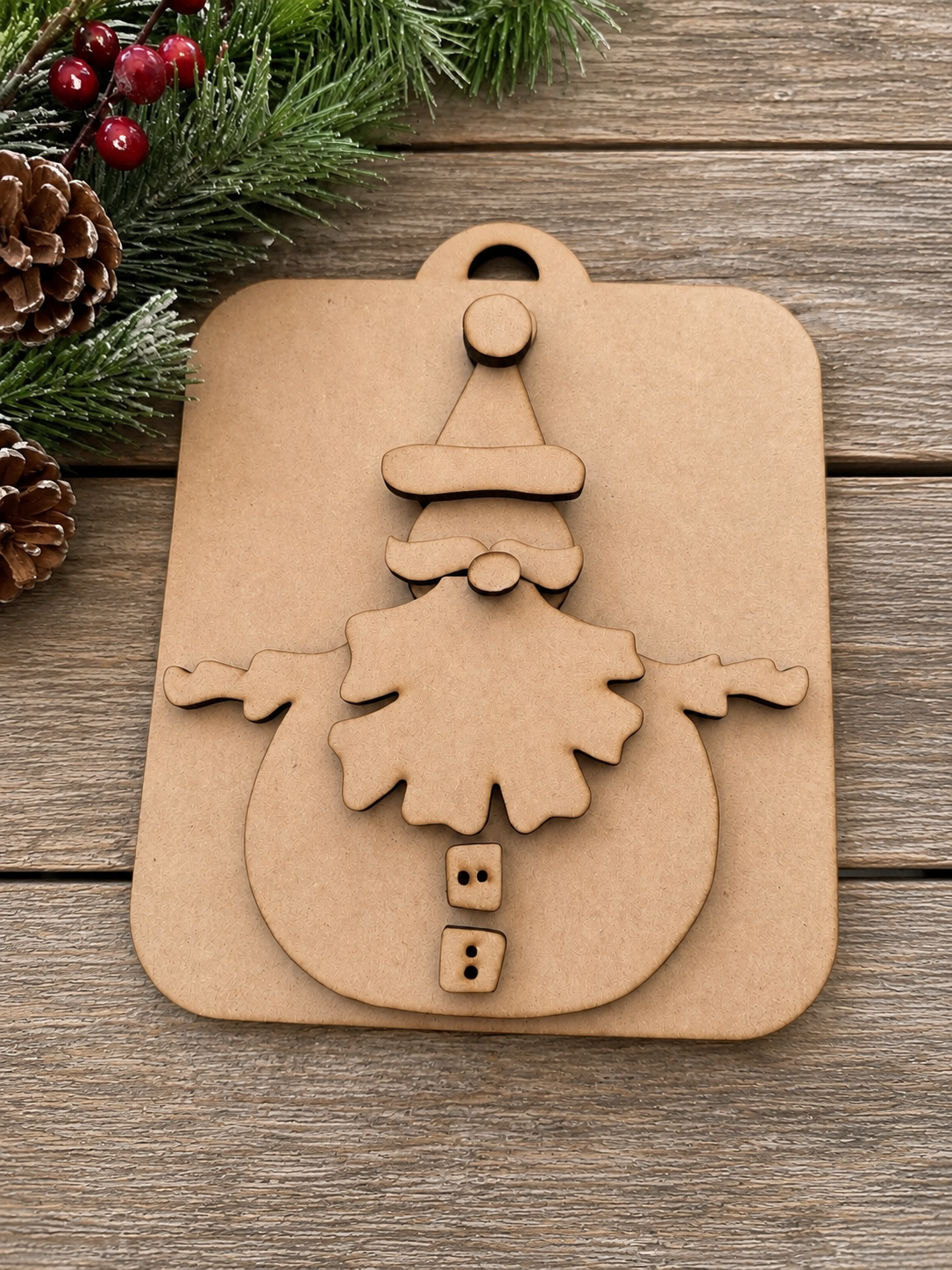 Round Santa on board