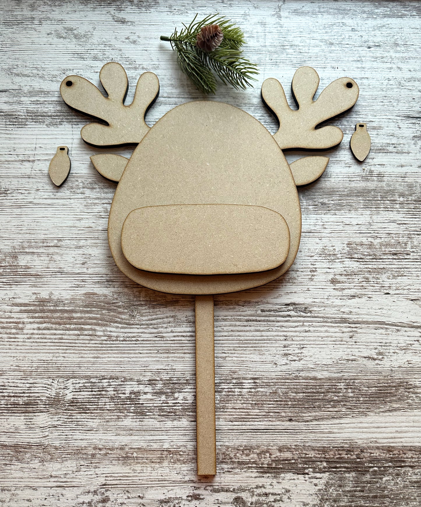 Rudolph on a stick